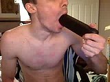 big dildo in mouth session with tyler ronaldson webcam