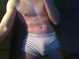 bruno with nice white underwear 22cm webcam
