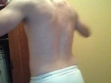 lucas reed flexing and kiss bicipes webcam