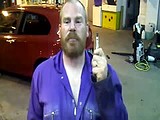 ginger mechanic jerking webcam