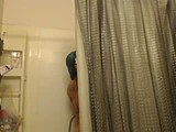 taylor lynne showering off after sploshing webcam