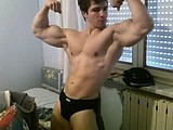 big muscles show the king of aesthetic webcam